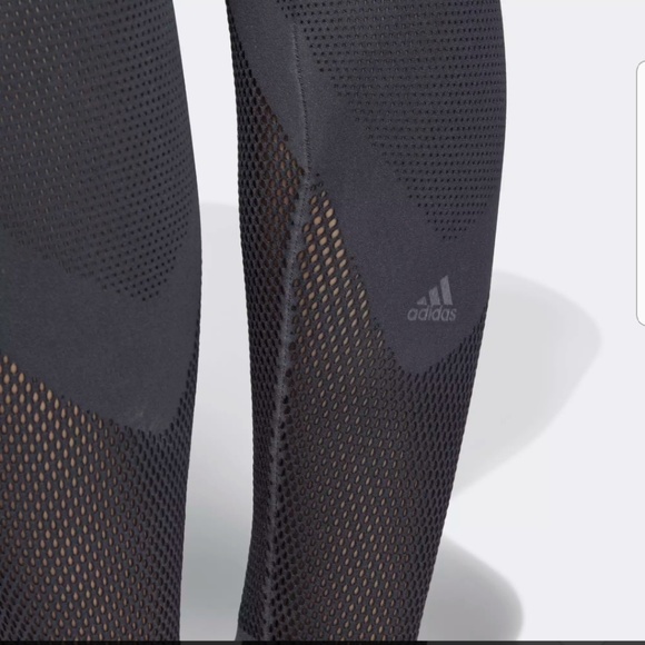 NWOT ADIDAS LEGGINGS WARP KNIT TIGHTS - Picture 2 of 7